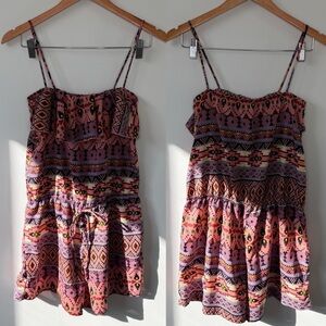 Misope Tank Multi Color Women’s Romper (L)